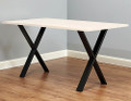 ALBUS X-SHAPED TABLE BENCH DESK LEGS - BLACK