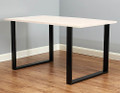 ALBUS SQUARE SHAPED TABLE DESK LEGS - BLACK