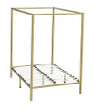 DOUBLE NICHOLSON 4 POSTER BED FRAME - GOLD