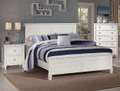 TEMPURA (044) DOUBLE OR QUEEN 4 PIECE  (TALLBOY) BEDROOM SUITE (MODEL - 20-1-13-1-18-1-3-11) - WHITE