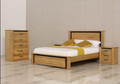 KING GARDNER TIMBER BED - AS PICTURED