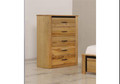 GARDNER  5 DRAWER TALLBOY - AS PICTURED