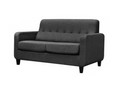 JOEREX FABRIC SOFA BED - BLACK