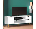 PYKE TV ENTERTAINMENT UNIT - 420(H) X 1200(W) -  WHITE