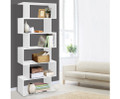 GALILEE 6-TIER ROOM DIVIDER - 1920(H) x 800(W) - WHITE