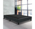 DOUBLE FRAISER FABRIC BED BASE FRAME  ONLY - CHARCOAL