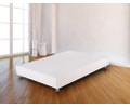  QUEEN SHELTON FABRIC BED BASE FRAME  ONLY - WHITE