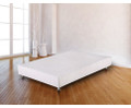 DOUBLE SHELTON FABRIC BED BASE FRAME  ONLY - WHITE