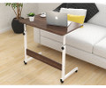 MARRISSA ADJUSTABLE COMPUTER DESK - 800(W) x 400(D) - BROWN + WHITE