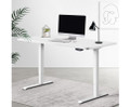 MENSHRYLL MOTORISED  ADJUSTABLE DESK 1200(W) - WHITE