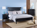 VALERIA (6204) KING 3 PIECE (BEDSIDE) BEDROOM SUITE - BLACK