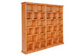 URBAN (AUSSIE MADE) FLAT TOP STAGGERED BOOKCASE - 2100(H) x 2400(W) - (2 SECTIONS) PIGEON PAIRED - ASSORTED COLOURS