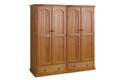 CLIO (AUSSIE MADE) DOOR WARDROBE WITH 2 DRAWER - 1900(H) X 1800(W) - ASSORTED COLOURS