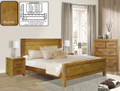 CLAYTON DOUBLE OR QUEEN 4 PIECE (TALLBOY) BEDROOM SUITE - BRUSH BOX