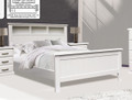 SINGLE OCTARIAN TIMBER BED FRAME WITH BOOKCASE BEDHEAD - ASSORTED COLOURS