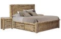 WINSLOW QUEEN 3 PIECE (BEDSIDE) BEDROOM SUITE WITH 4 DRAWERS - AS PICTURED