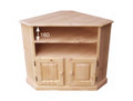 ROSAMUND (AUSSIE MADE) CORNER TV UNIT 35MM TOPS  AND 2 SLOTS - 820(H) x 790(W) x 600(D) - ASSORTED STAINED COLOURS