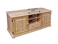 ROSAMUND (AUSSIE MADE) TV ENTERTAINMENT UNIT WITH EXTENSION RUNNERS - 650(H) x 2000(W) x 500(D) - ASSORTED STAINED COLOURS