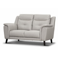 GEORGIA 2 SEATER SOFA  - SILVER