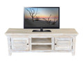 JAKARTA 2 DOOR/ 2 SHELVES TV ENTERTAINMENT UNIT - 500(H) X 1450(W) X 400(D) - WHITE