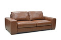 DALTON 3 SEATER LEATHER SOFA  - BUTTERSCOTCH