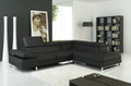 LUCIAN 3 SEATER CHAISE LOUNGE SUITE( MODEL-S4448) IN TOP GRAIN LEATHER + PVC - ASSORTED COLOURS