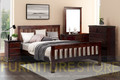QUEEN CRONULLA (AUSSIE MADE) BED WITH MATCHING FOOT - ASSORTED COLOURS