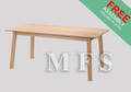 WADE DINING TABLE - 750(H) x 1800(W) x 900(D) - NATURAL - ONLINE SPECIAL - READY TO GO - 1 ONLY