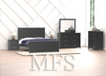 DOUBLE OR QUEEN HALIFAX (CUSTOM MADE) 5 PIECE (DRESSER) BEDROOM SUITE - ASSORTED COLOURS