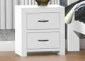 BUSTIN (CUSTOM MADE) 2 DRAWERS BEDSIDE TABLE -  ASSORTED COLOURS