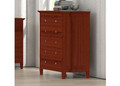 WINSLOW (AUSSIE MADE) 5 DRAWER TALLBOY - ASSORTED STAINED COLOURS