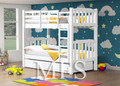 KING SINGLE OVER KING SINGLE SOMERSET BUNK BED (EXCLUDING OPTIONAL TRUNDLE BED) - WHITE - 1 ONLY ONLINE SPECIAL - FLOOR MODEL - CAMPBELLTOWN STORE - READY TO GO