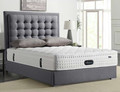 SINGLE ANAHEIM LEATHERETTE / LINEN / VELVET BED  - ASSORTED COLOURS