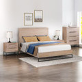 SENEGAL QUEEN 4 PIECE (TALLBOY) BEDROOM SUITE - LIGHT OAK