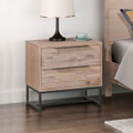 SENEGAL BEDSIDE TABLE - LIGHT OAK