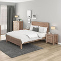 ENDLICHERI DOUBLE OR QUEEN 4 PIECE (TALLBOY) BEDROOM SUITE - OAK / CHOCOLATE