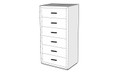 NARRABEEN (AUSSIE MADE) 6 DRAWER NARROWBOY - 1200(H) x 600(W) - ASSORTED COLOURS