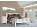 KING SINGLE CRONULLA (AUSSIE MADE) BED WITH MATCHING FOOT - TASSIE OAK COMBINATION - ASSORTED COLOURS