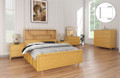 KING SINGLE ANTARCTICA (AUSSIE MADE) BED FRAME WITH BOOKCASE & 4 UNDER BED STORAGE DRAWERS  - ASSORTED COLOURS