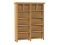 PRINCIPLE BOOKCASE - 1800(H) x 1800(W) x 330(D) - PIGEON PAIRED (2 SECTIONS) - ASSORTED COLOURS