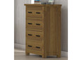 HAMERTON (CUSTOM MADE) 4 DRAWER TALLBOY - ASSORTED COLOURS