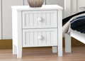 BARRINGTON (CUSTOM MADE) 2 DRAWER BEDSIDE TABLE - ASSORTED COLOURS