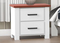 LIBBY (AUSSIE MADE) 2 DRAWER BEDSIDE TABLE - ASSORTED PAINTED COLOURS