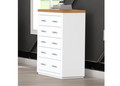 NARRABEEN (AUSSIE MADE) 6 DRAWER TALLBOY - TWO TONE - ASSORTED PAINTED COLOURS