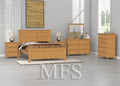 KING JASPER (CUSTOM MADE) 3 PIECE (BEDSIDE) BEDROOM SUITE - TASSIE OAK COMBINATION - ASSORTED COLOURS