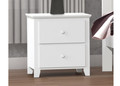 ORVILLE (AUSSIE MADE) 2 DRAWER BEDSIDE TABLE - ASSORTED COLOURS