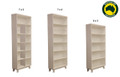 NEWPORT (AUSSIE MADE) HIGHLINE BOOKCASE COLLECTION - ASSORTED PAINTED COLOURS - STARTING FROM $799