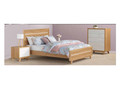 SINGLE TROVATO (AUSSIE MADE) BED - TASSIE OAK COMBINATION - ASSORTED COLOURS