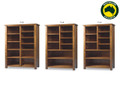 RADUIS (AUSSIE MADE)  HIGHLINE BOOKCASE COLLECTION - ASSORTED STAINED COLOURS - STARTING FROM $599