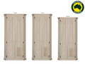MUDGEE (AUSSIE MADE) 2 DOOR CORNER PANTRY COLLECTION - ASSORTED STAINED COLOURS - STARTING FROM $1399